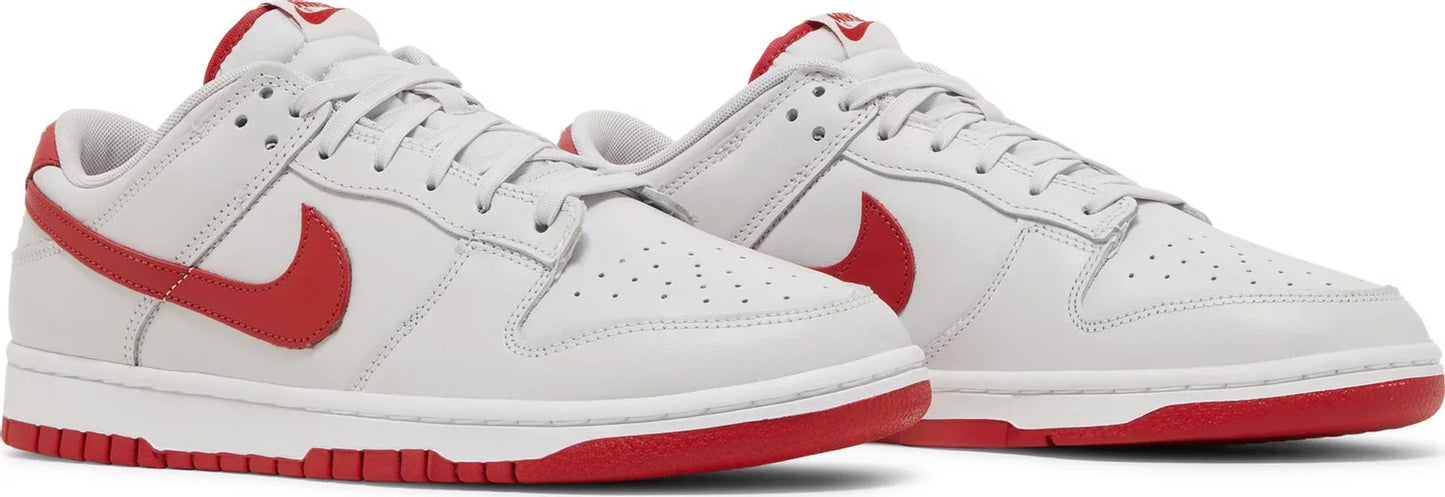 Nike Dunk Low "Varsity Grey Varsity Red"