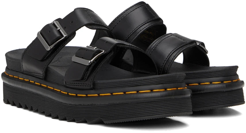 DR. MARTENS Black Myles Brando Sandals