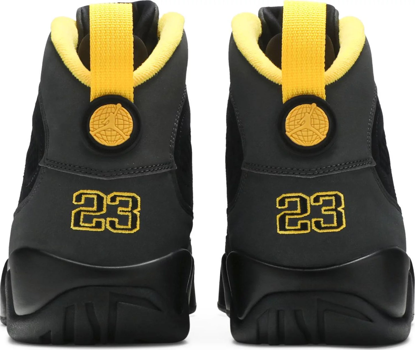 Air Jordan 9 Retro ‘Dark Charcoal University Gold’
