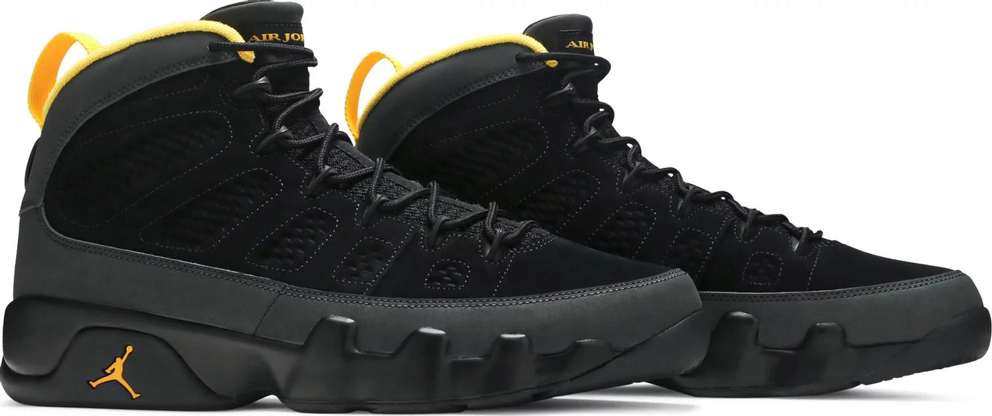 Air Jordan 9 Retro ‘Dark Charcoal University Gold’