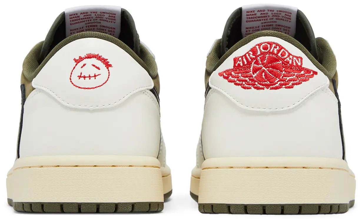 Travis Scott x Air Jordan 1 Retro Low OG SP 'Reverse Olive / Medium Olive