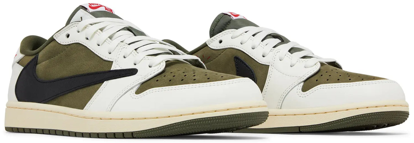 Travis Scott x Air Jordan 1 Retro Low OG SP 'Reverse Olive / Medium Olive