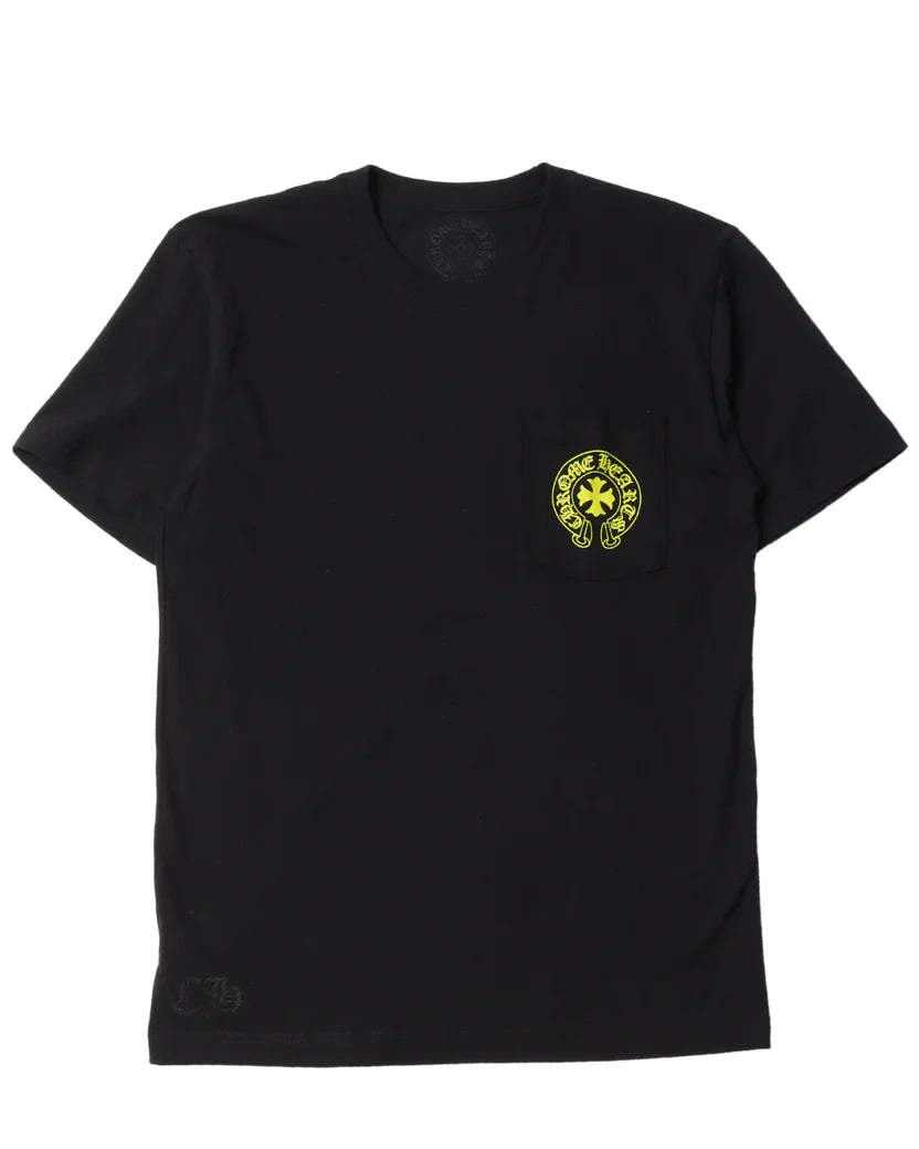 Chrome Hearts Yellow Horseshoe T-shirt