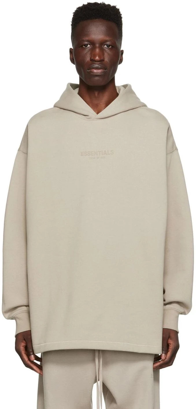 ESSENTIALS Gray Relaxed Hoodie