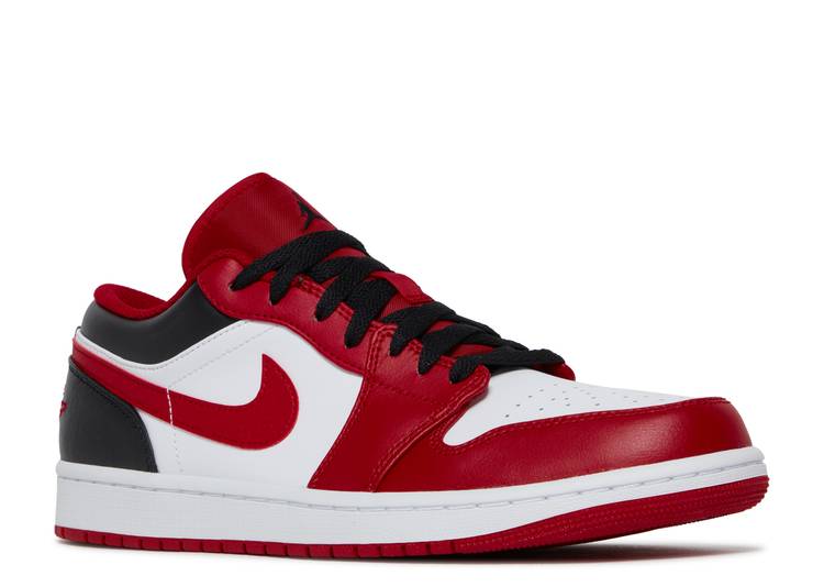 air jordan 1 low White Gym Red