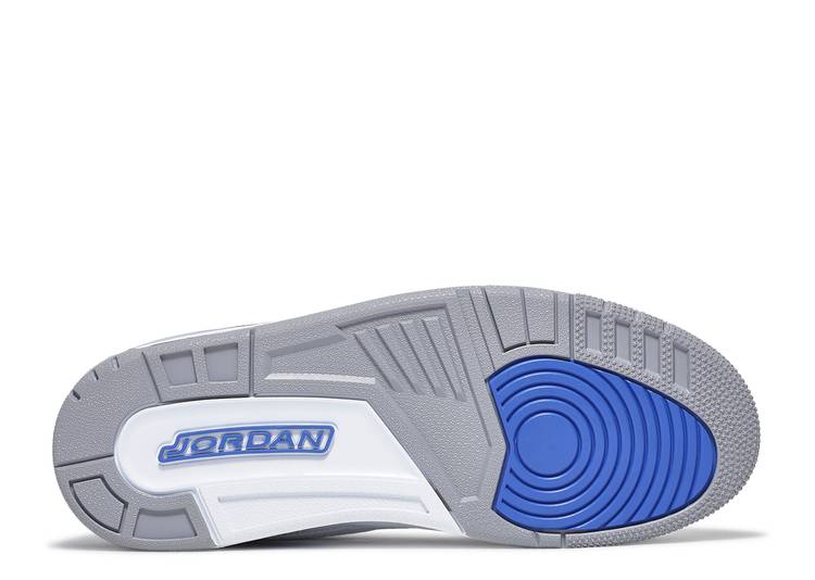 Air Jordan Retro 3 White/Racer Blue-Black