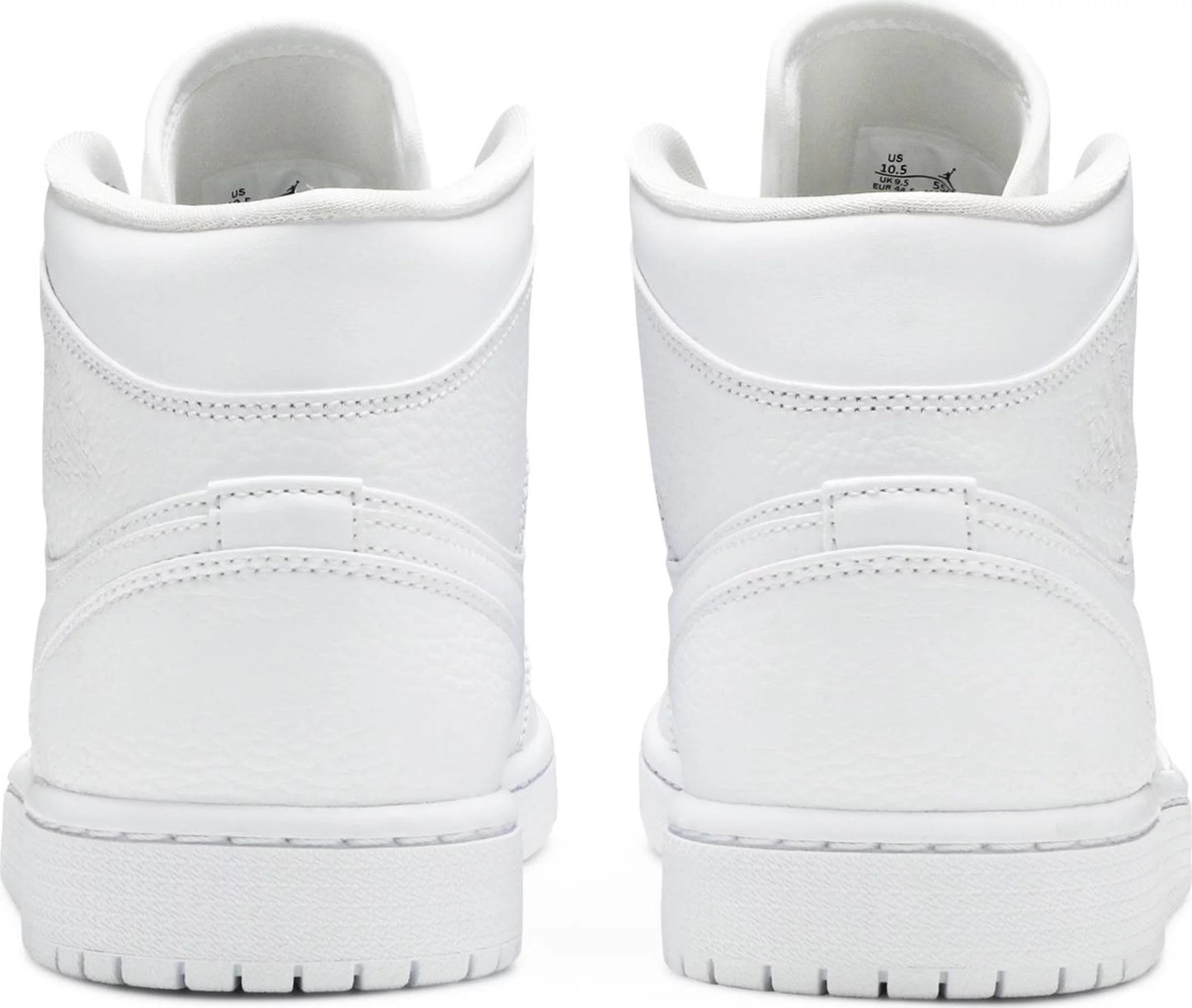Jordan 1 Mid Triple White