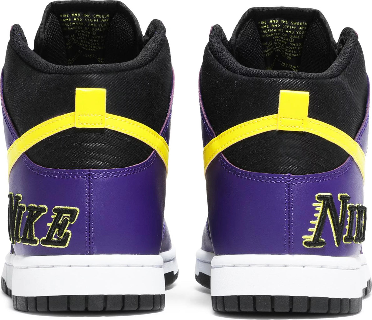 Nike Dunk High EMB "lakers"