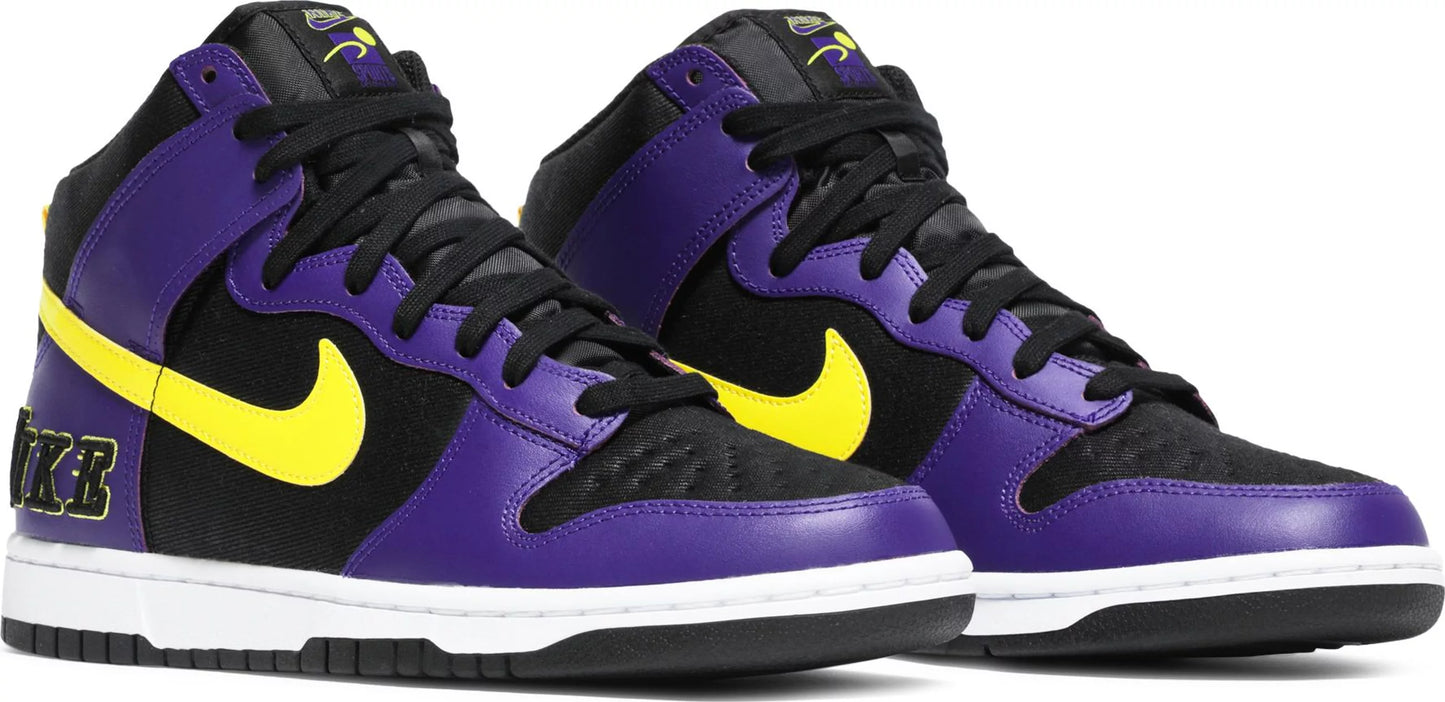 Nike Dunk High EMB "lakers"