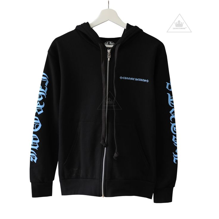 Chrome Hearts Blue Script Hoodie