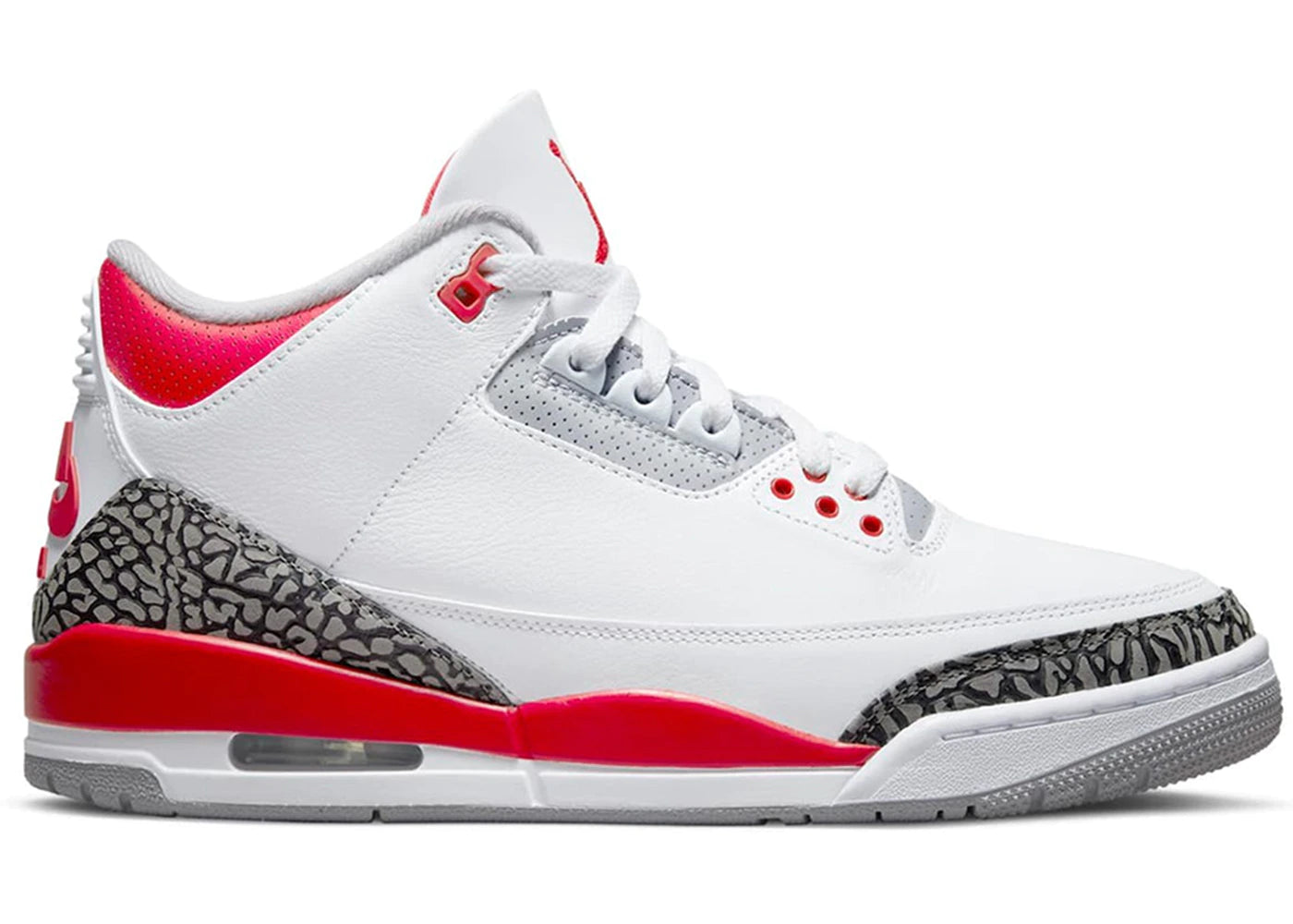 Jordan 3 Retro White/Fire Red/Black