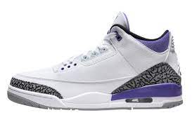 Jordan Retro 3 White/Black-Dark Iris
