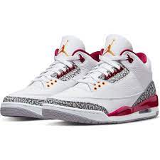 Jordan Retro 3 White/Cardinal Red