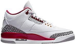 Jordan Retro 3 White/Cardinal Red