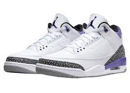 Jordan Retro 3 White/Black-Dark Iris