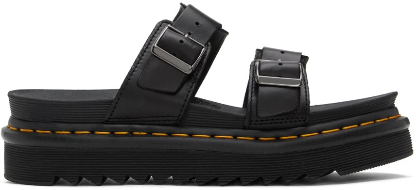 DR. MARTENS Black Myles Brando Sandals