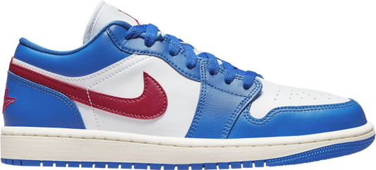 Jordan 1 Low "Sports Blue Gym Red"