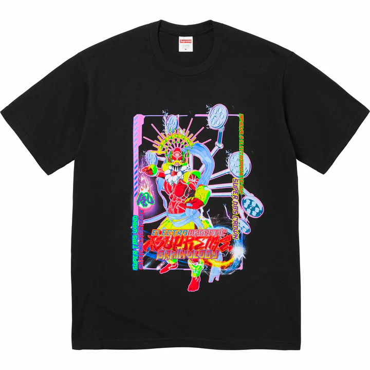 Supreme Electromagnetic Black Tee