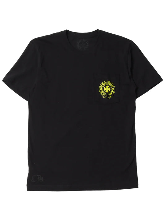 Chrome Hearts Yellow Horseshoe T-shirt