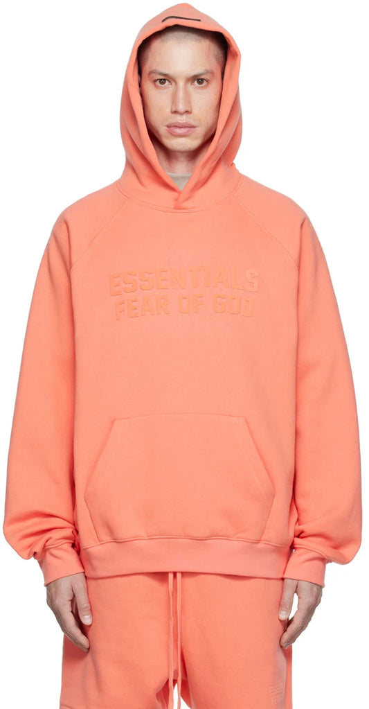 ESSENTIALS Pink Raglan Hoodie