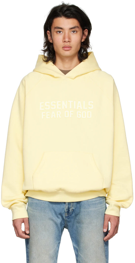 ESSENTIALS Yellow Raglan Hoodie