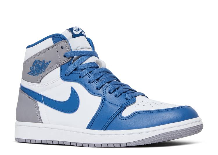 Air Jordan 1 Retro High OG True Blue White Cement