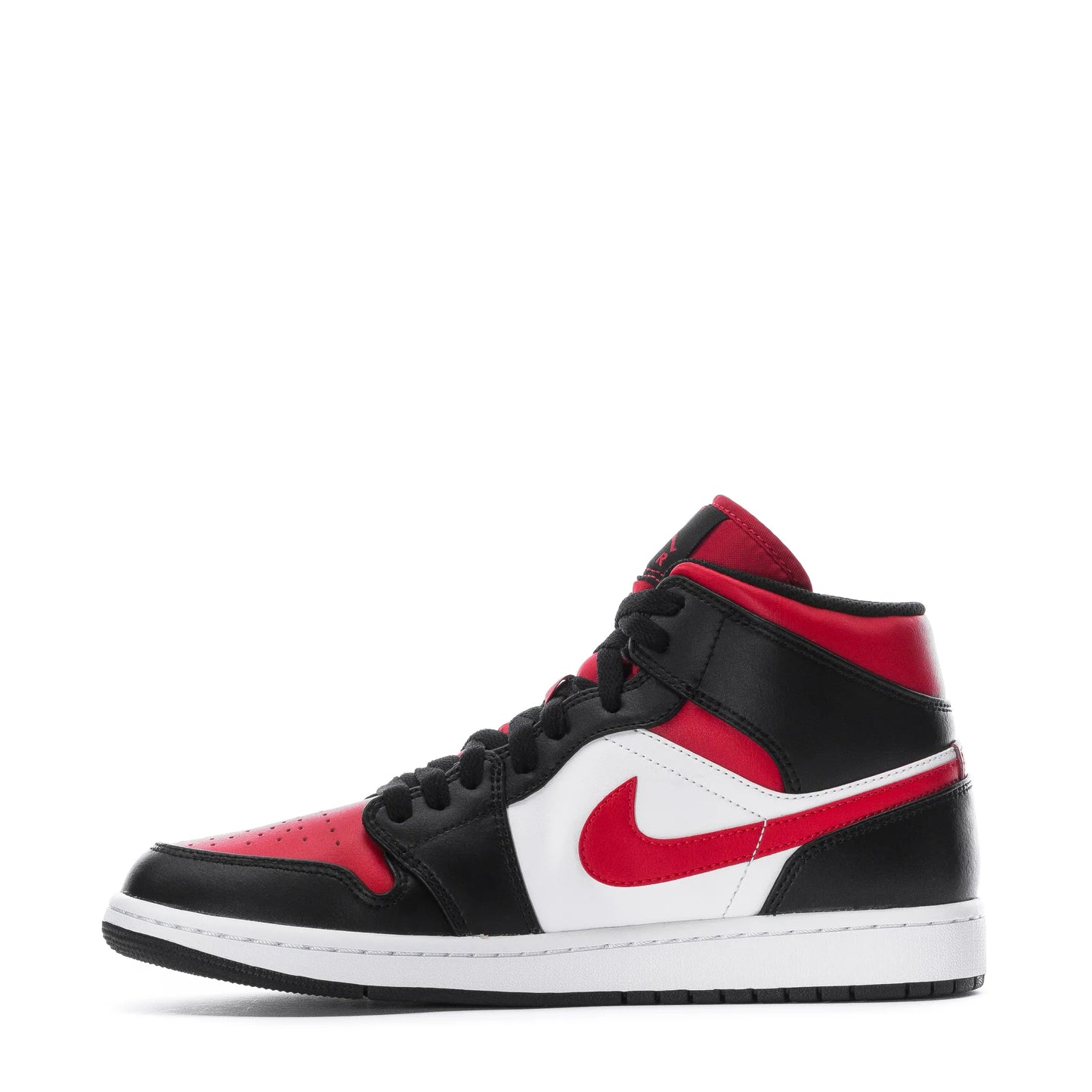 Air Jordan 1 Mid White Gym Red Black