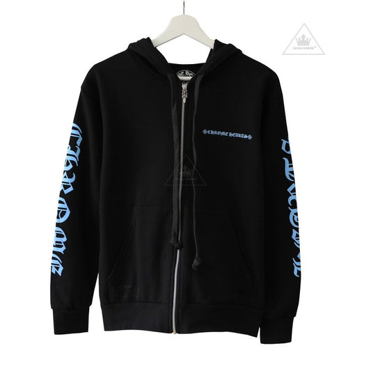 Chrome Hearts Blue Script Hoodie