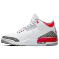 Jordan 3 Retro White/Fire Red/Black